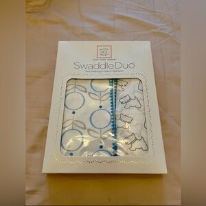 New SwaddleDuo Baby Swaddle, set of two baby blankets